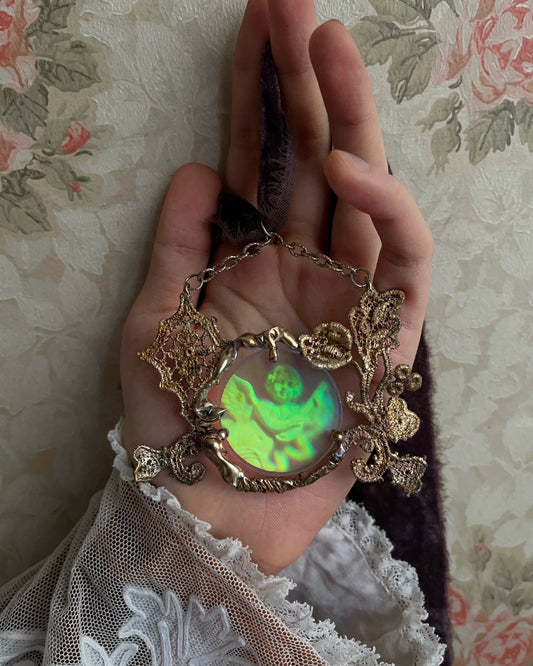 Dream Garden Mirror – Silver Necklace